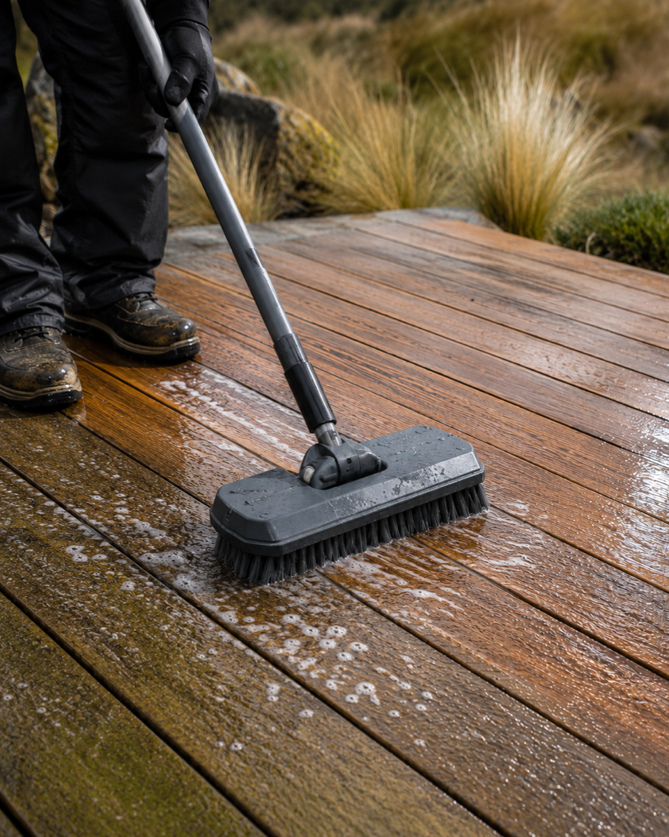 Deck cleaning service
