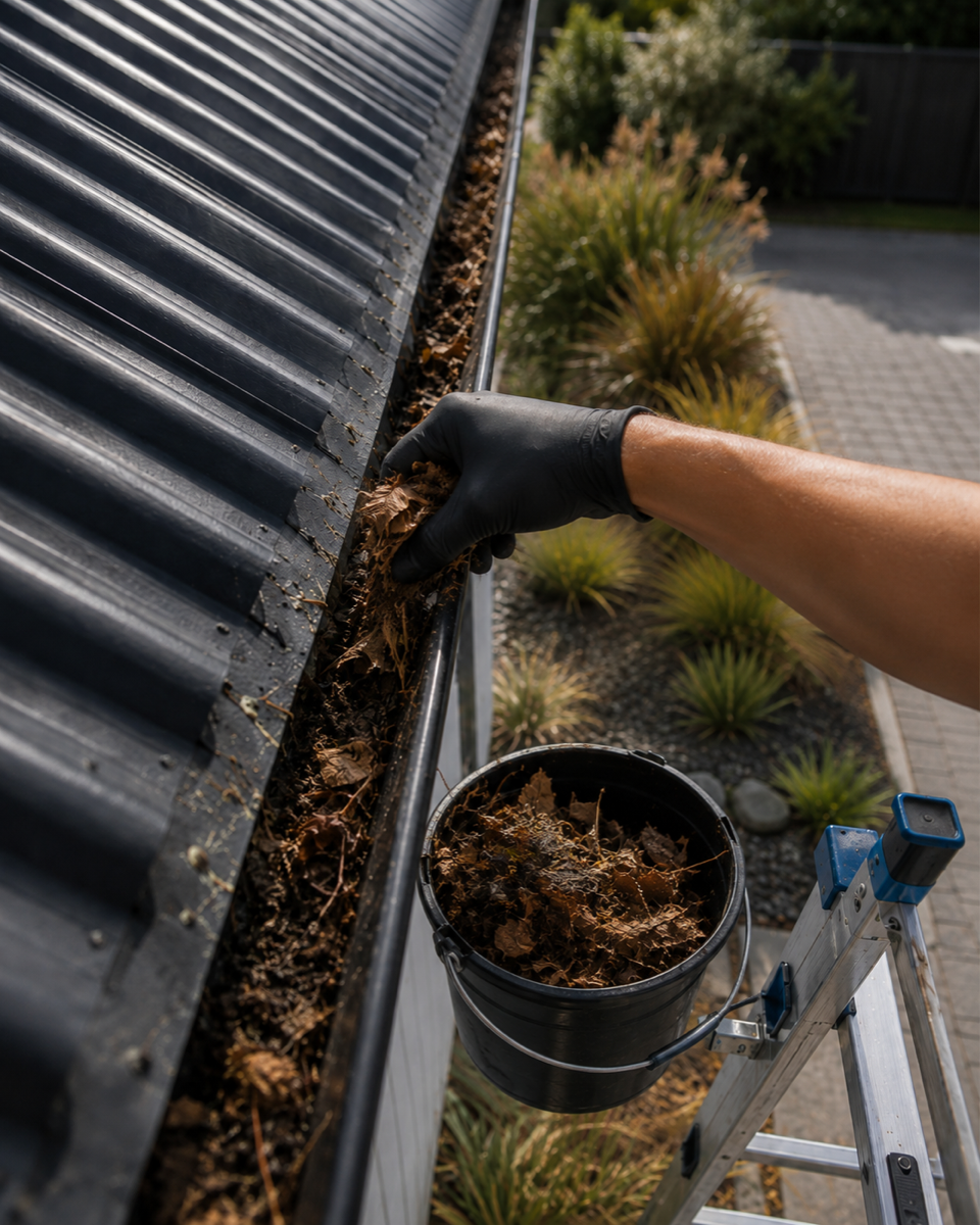 Gutter cleaning service
