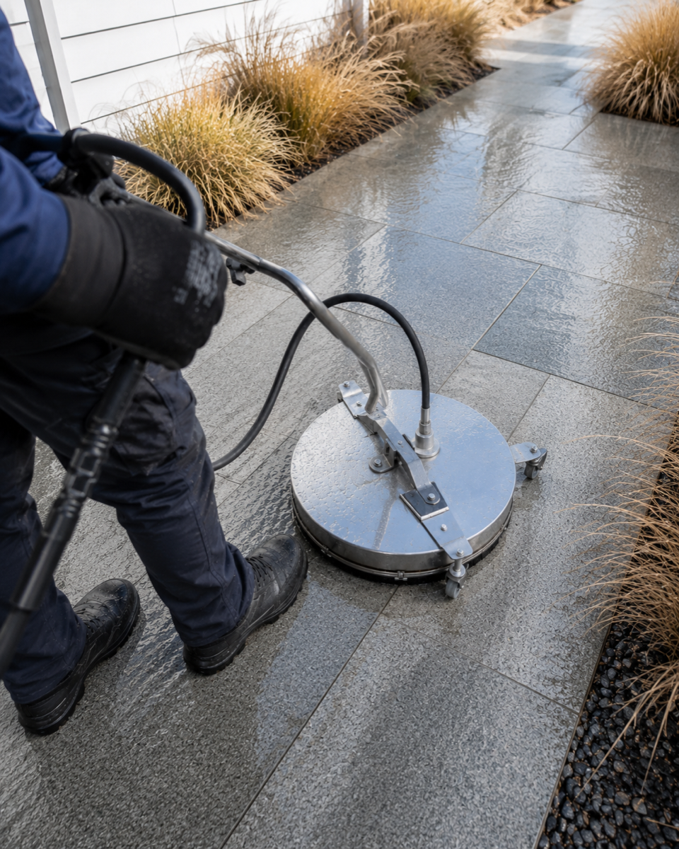 Paving cleaning service